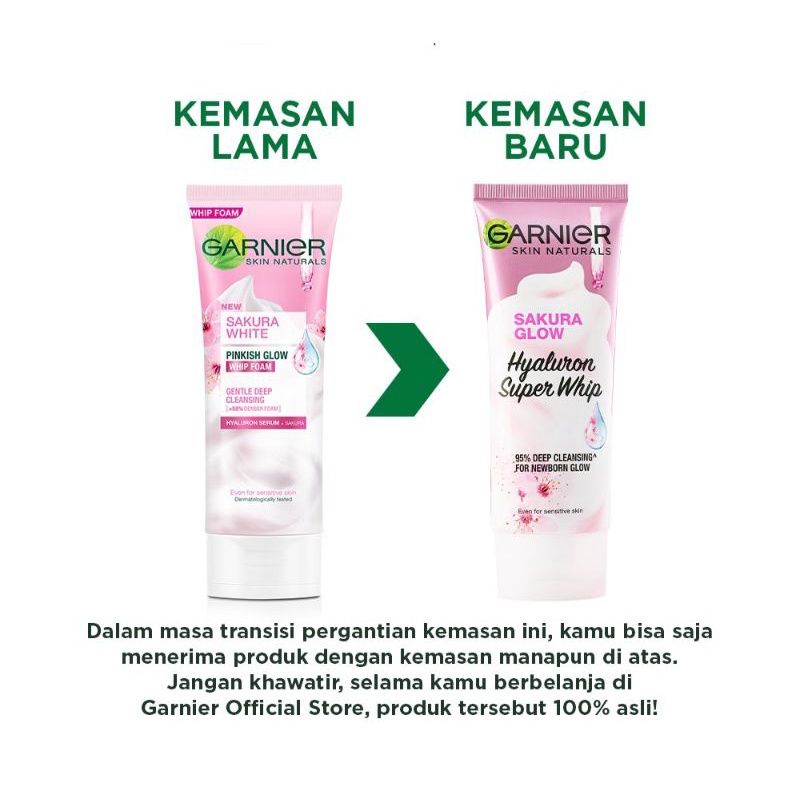 GARNIER SAKURA HYALURON SUPER WHIP FOAM