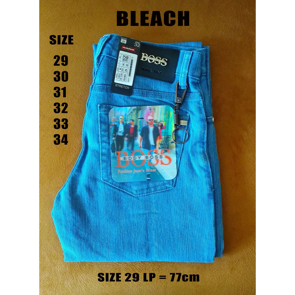Celana Jean's BOSS Original "Bleach"