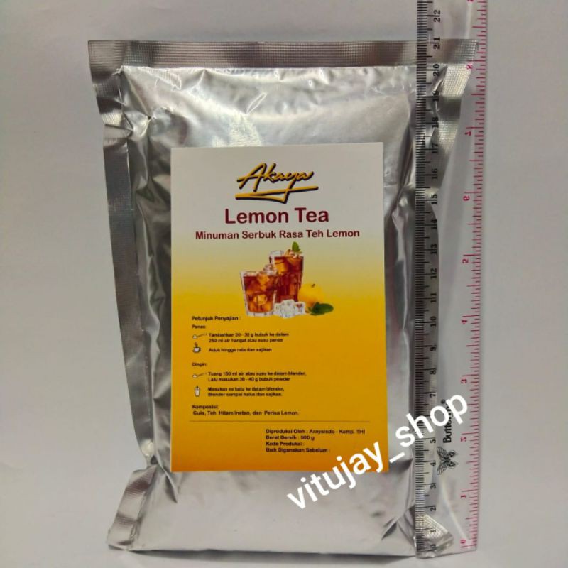 

lemon tea akaya 500 gram bubuk minuman