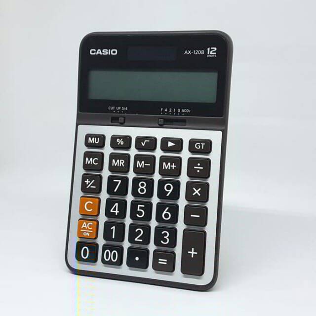 

Casio AX 120 B - Calculator Desktop Kalkulator Meja Kantor AX-120B