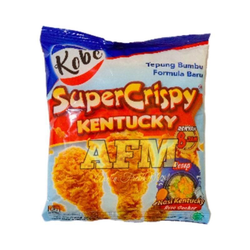 

KOBE SUPER CRIPSY 210GR TEPUNG BUMBU AYAM GORENG FRIED CHICKEN