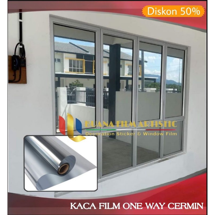 kaca film one way/kaca film one way cermin/kaca film cermin silver/kaca film two way/kaca film miror