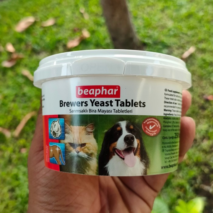 brewers yeast beaphar vitamin kulit kucing dan anjing