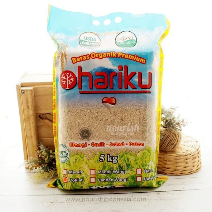 

Hariku, Organic Brown Rice 5kg (Beras Coklat Organik)