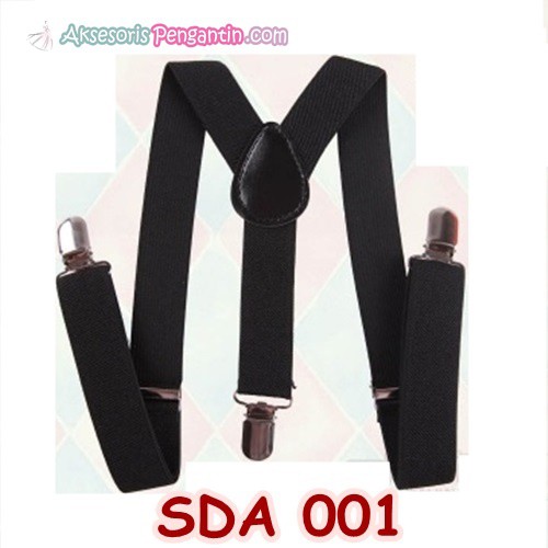 Suspender Pesta Hitam Anak Pria/Wanita l Aksesoris Baju Bretel-SDA001