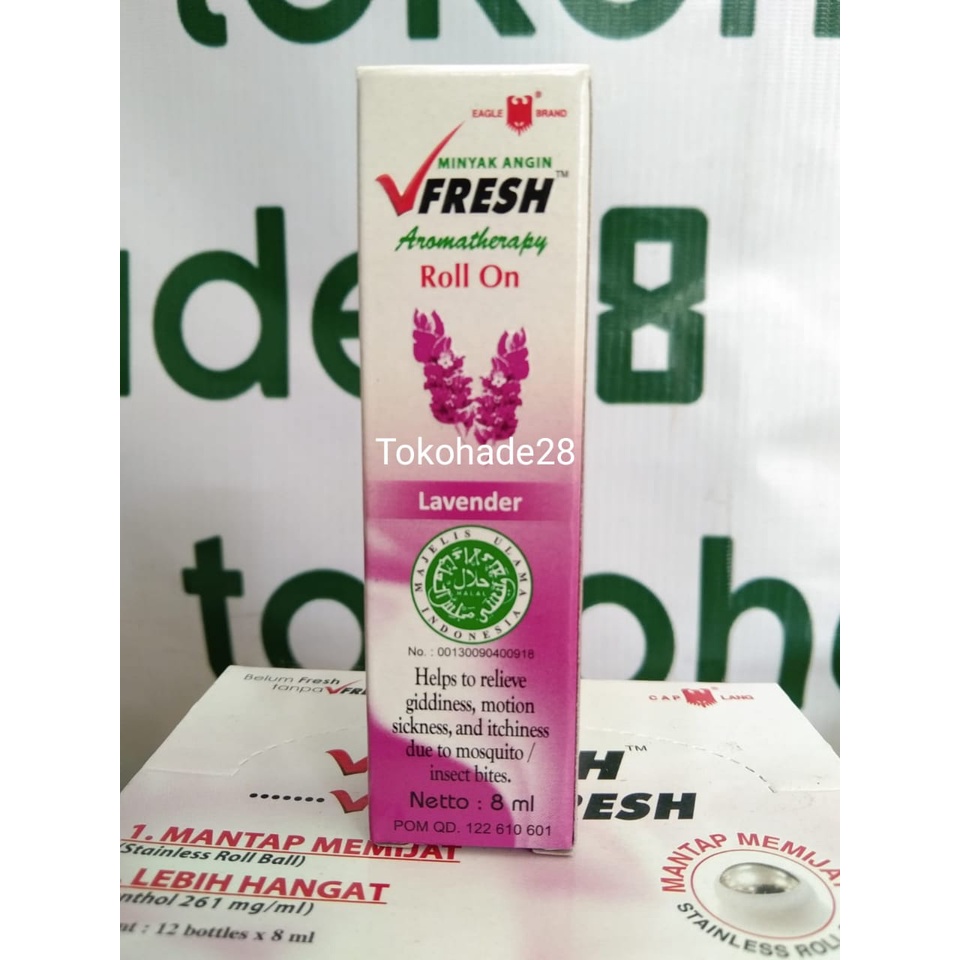 VFresh Minyak Angin Aromatherapy V Fresh Cap Lang 8ml