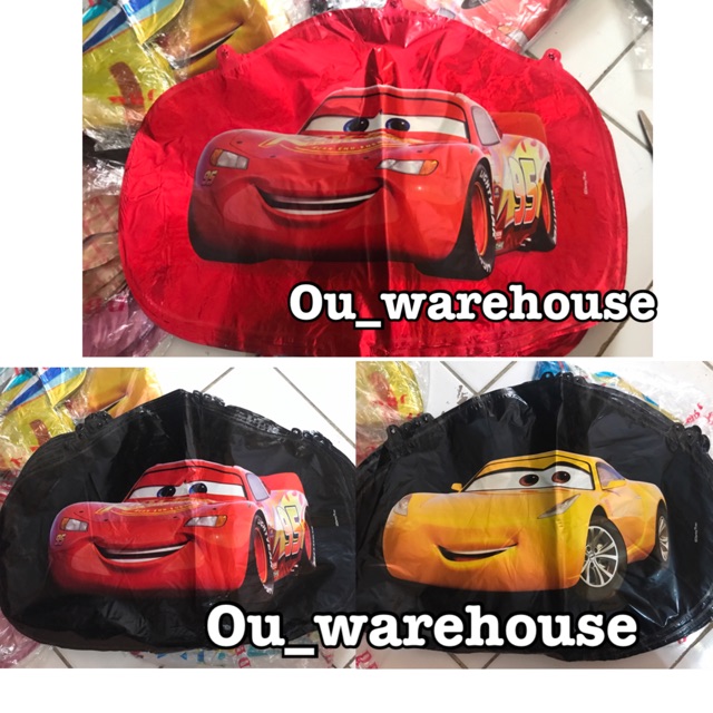 Balon cars - balon karakter cars - balon foil cars - balon ultah anak - balon disney - balon hbd