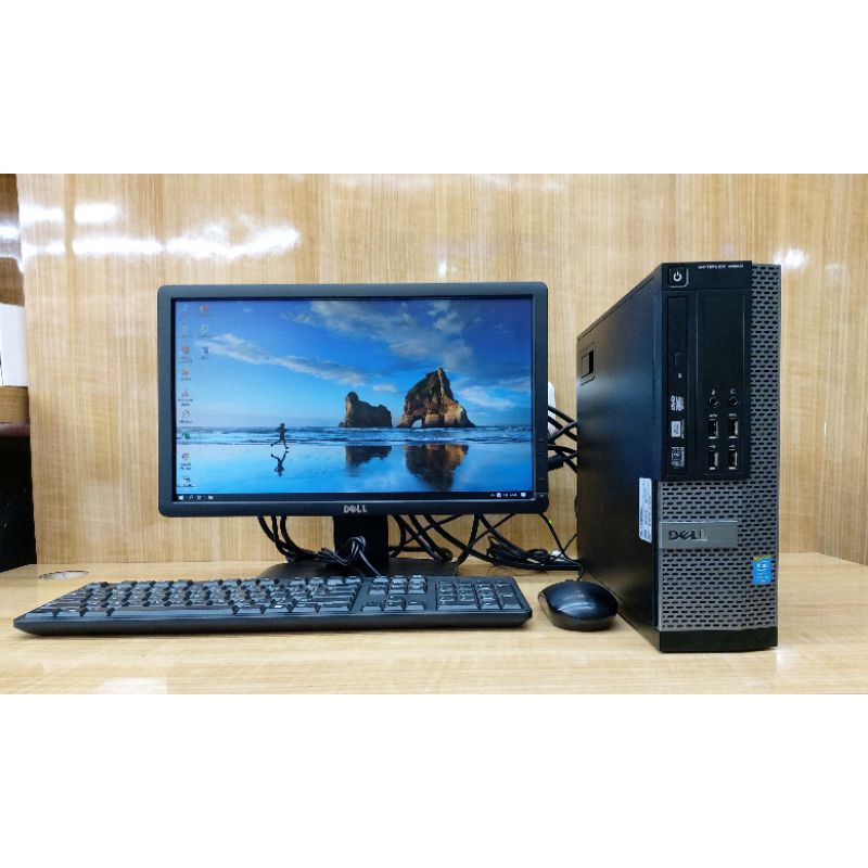 Paketan Dell Optiplex 9020 Core i5 Gen4 Ram 8Gb Ddr3 Ssd 128gb Lcd 19in Wide