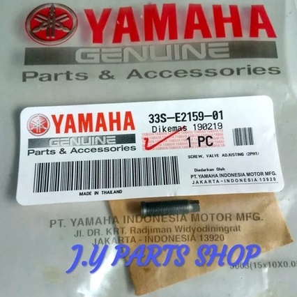 BAUT STELAN KLEP XEON KARBU RC GT AEROX MIO J M3 S Z SOUL GT FINO FI XRIDE 115 GEAR 125 FREEGO FREE GO FAZZIO JUPITER Z1 VEGA FORCE FI ORIGINAL YGP 33S-E2159-01