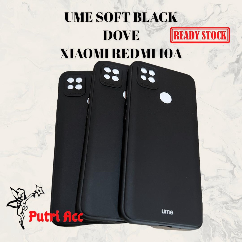 XIAOMI REDMI 10A SOFTCASE SILIKON UME BLACK DOVE PROTECTION XIAOMI REDMI 10A