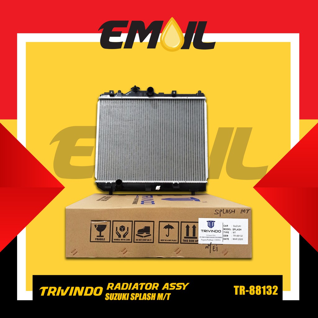 Radiator assy Suzuki Splash MT Manual TR-88132 Merk Trivindo