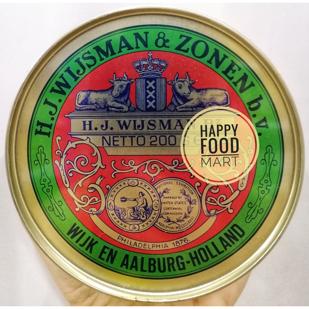 

[100% ORIGINAL] WIJSMAN 200G/MENTEGA WISJMAN/WISMAN/WYSMAN KALENG/PRESERVED DUTCH BUTTER/MENTEGA ASIN/SALTED BUTTER