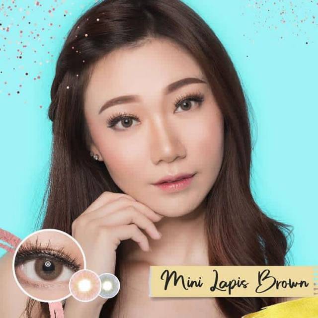 Softlens MINI LAPIS BROWN Dream Color / Mini Lapis Dreamcolor / Softlens Dreamcolor Kemasan Botol Kaca