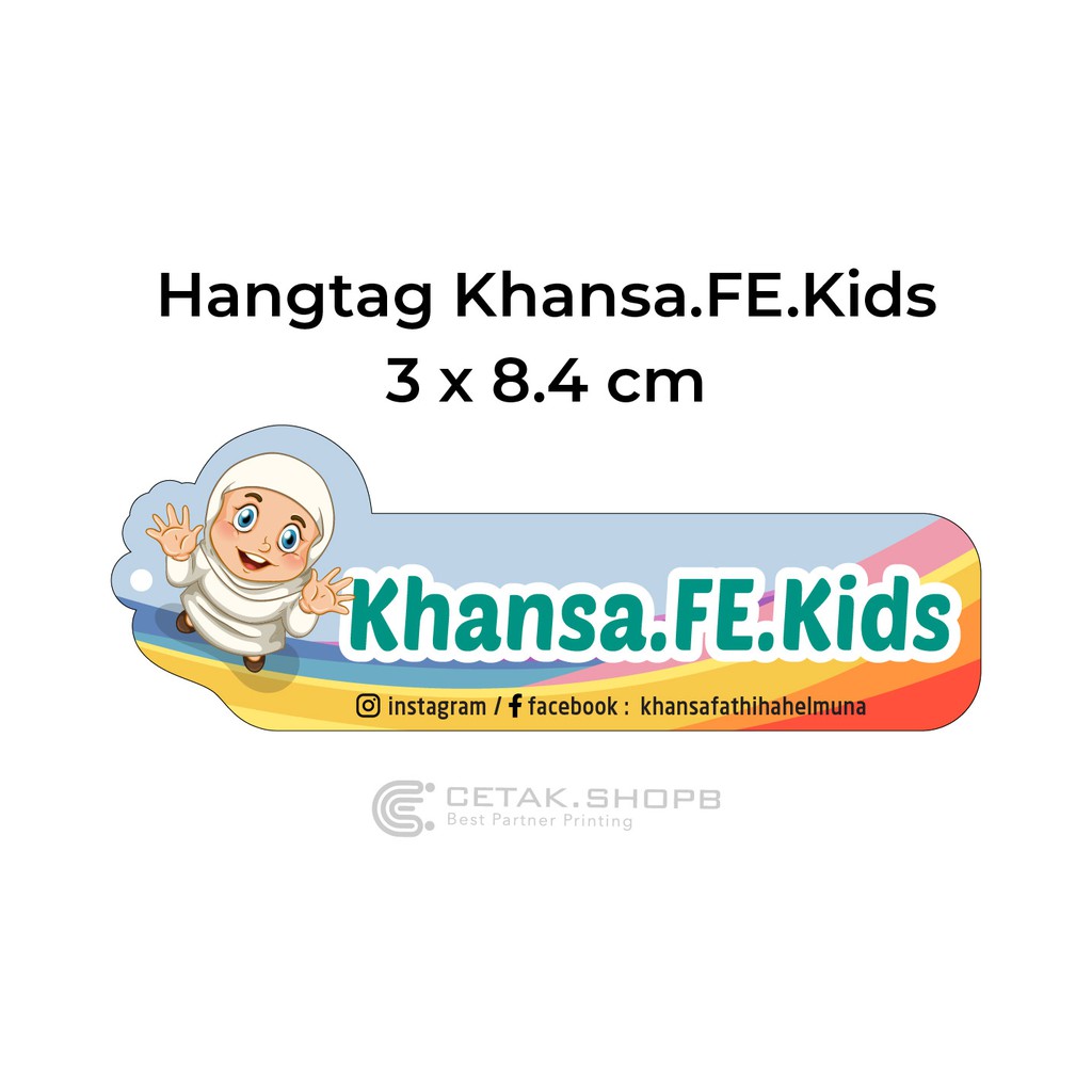 

(PESANAN KHANSA HANGTAG & FOURTH OWNER) pricetag hangtag / label custom by request