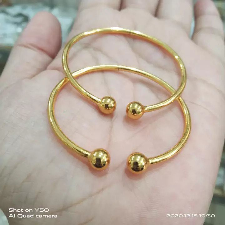 Kenten Acc - COD gelang bayi gold mirip emas 24 k cantik banget @1