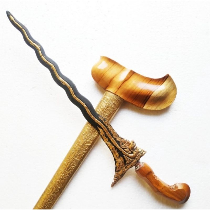 Keris Kinatah Kamarogan Alusan Naga Sasra Nogo Sosro Luk 13