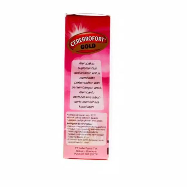 Cerebrofort Gold 100ml ORIGINAL-BPOM