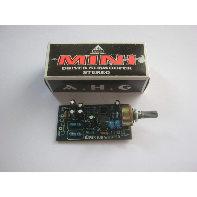 Kit Mini Driver Subwoofer Stereo AF.M19SW