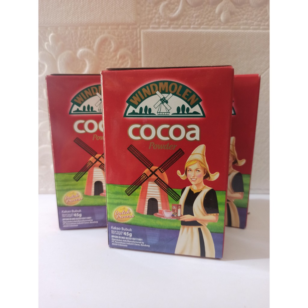 

cocoa windmolen 45gr coklat bubuk