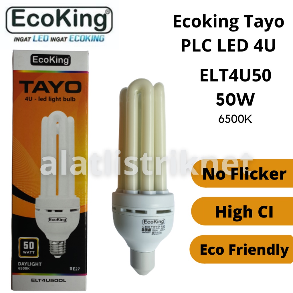 ECOKING LAMPU LED PLC 4U 50W / PLC LED 4U 50 W / ECOKING TAYO 4U