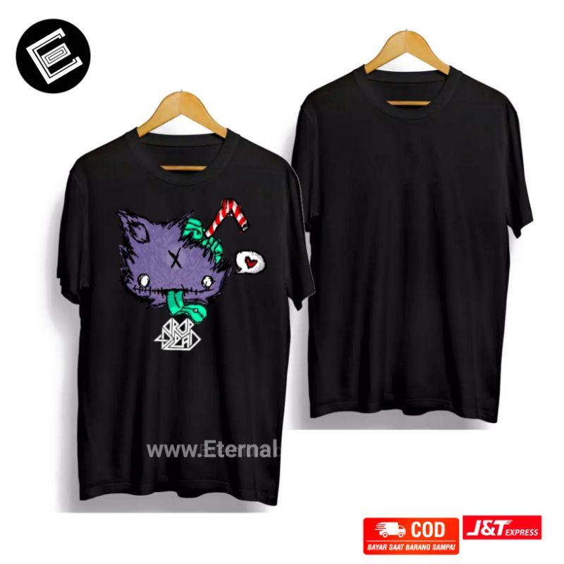 kaos distro brand drop dead premium cotton combed reaktif yg dipake oliver skyse vocal bmth