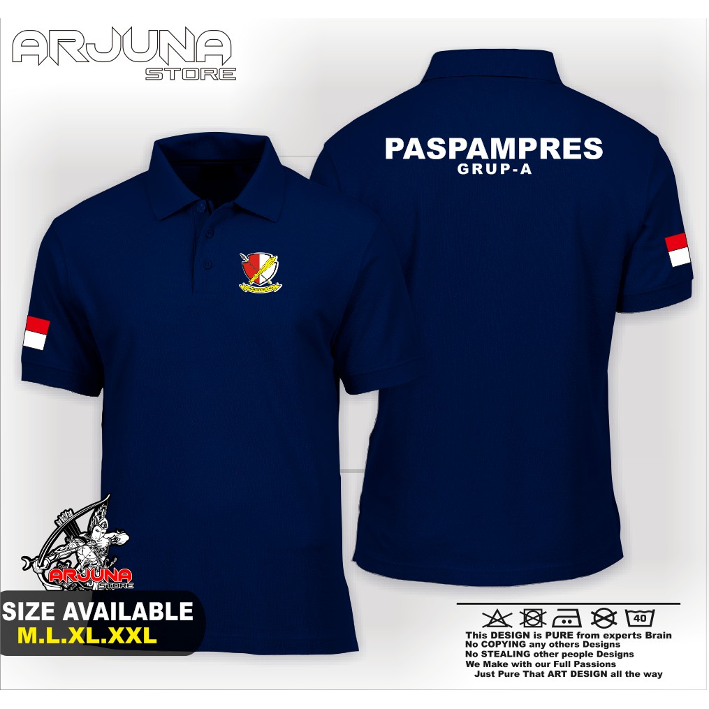 Poloshirt Kaos Kerah PASPAMPRES GRUP A TERBARU