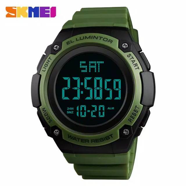 SKMEI 1346 ORIGINAL Jam Tangan Pria SKMEI Digital LED aliyatman store