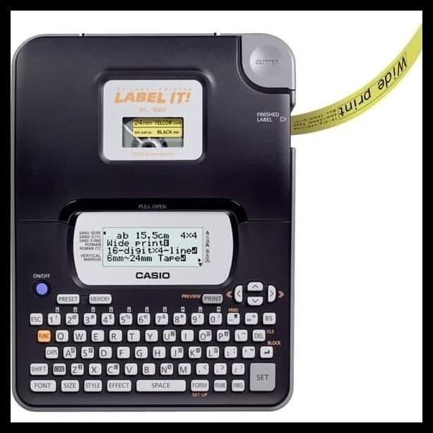 

CASIO KL-820 / LABEL PRINTER / EZ LABEL IT PRINT MAKER KL820 KODE 251