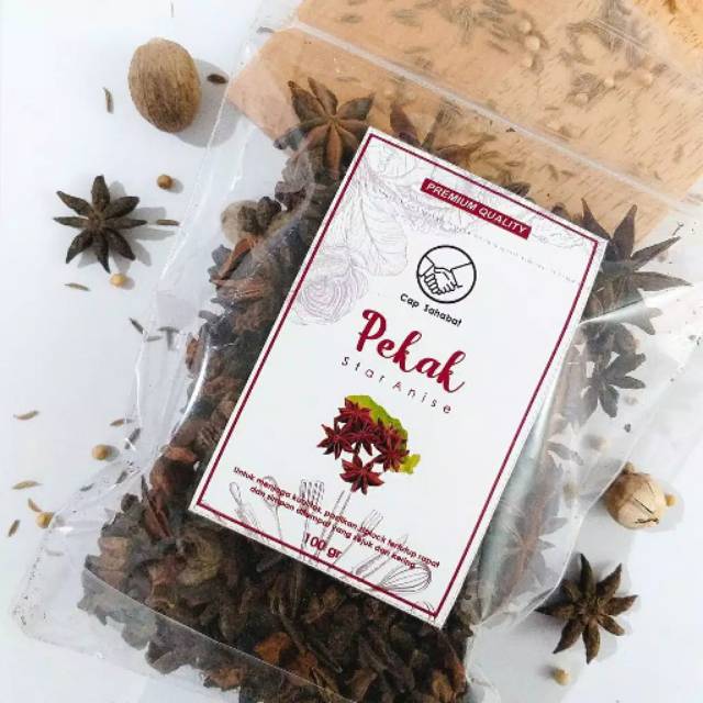 

100gr Pekak / Bunga Lawang / Star Anise / Rempah / JSR 100% PREMIUM QUALITY