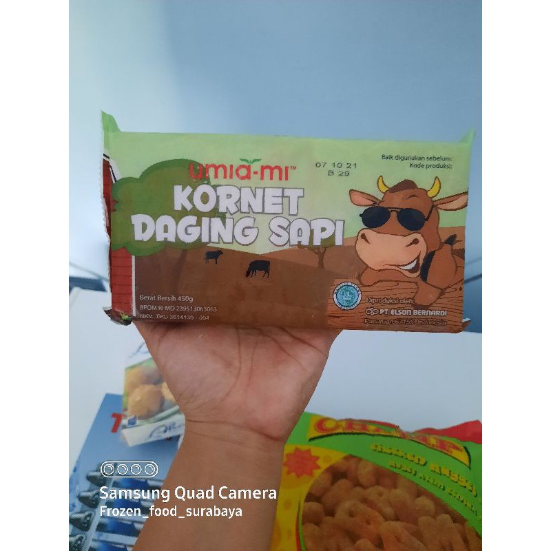 

kornet sapi atau ayam