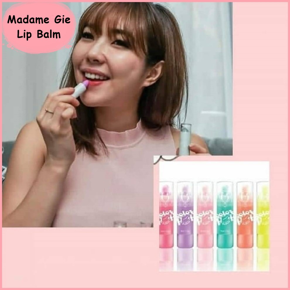 MADAME GIE LIP SERIES ( BRILLIANT MOIST / LIP BALM / ALWAYS ON / LIP TINT / LIP CREAM NETIZEN / LIP PILL / BALM ACNE / PRETTY PITS / LIP TINT JELLY )