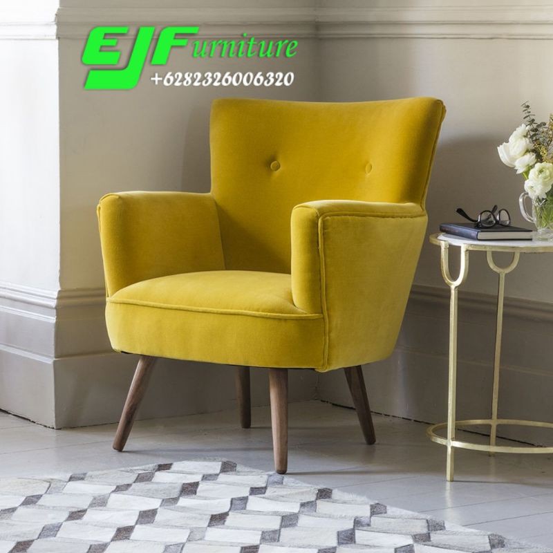 Jual Sofa Retro Single Seater desain terbaru full jati jepara Shopee