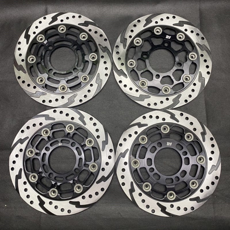 DISC BRAKE DISC PIRINGAN CAKRAM ROTOR BREMBO 3D 220MM NOUVO JUPITER MX FIZR VEGA BEAT SCOOPY MIO DLL