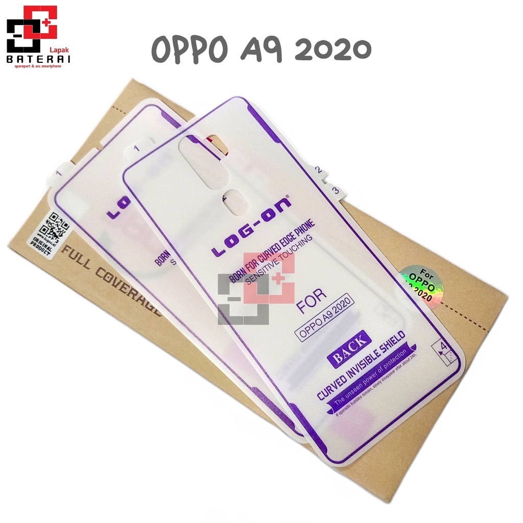 LOG - ON Anti Gores OPPO A9 2020 - hydrogel antishock