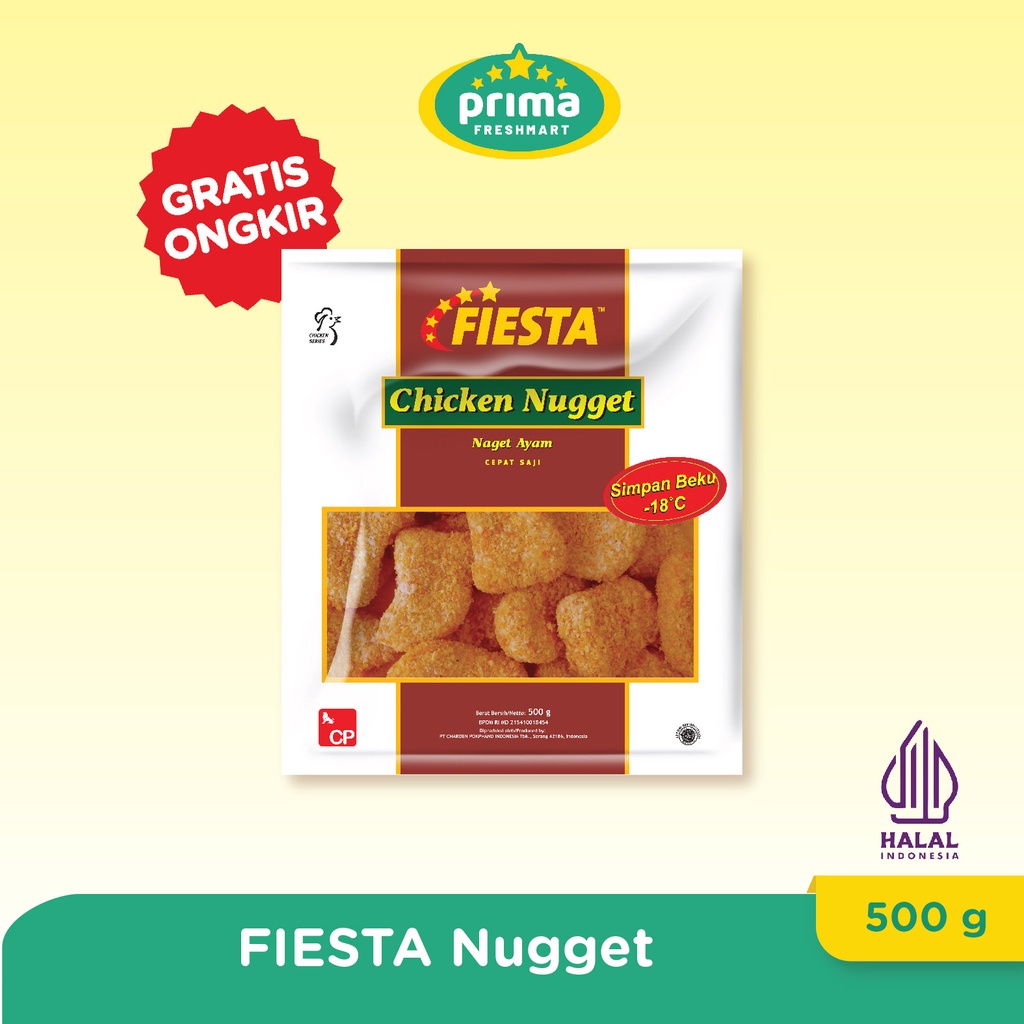 Promo Harga Fiesta Naget Chicken Nugget 500 gr - Shopee