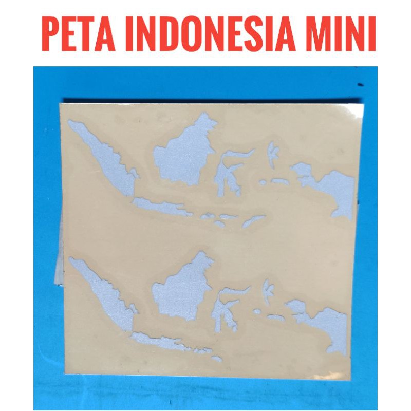 

Stiker PETA Indonesia Mini Cutting Sticker Sepeda 2 pcs