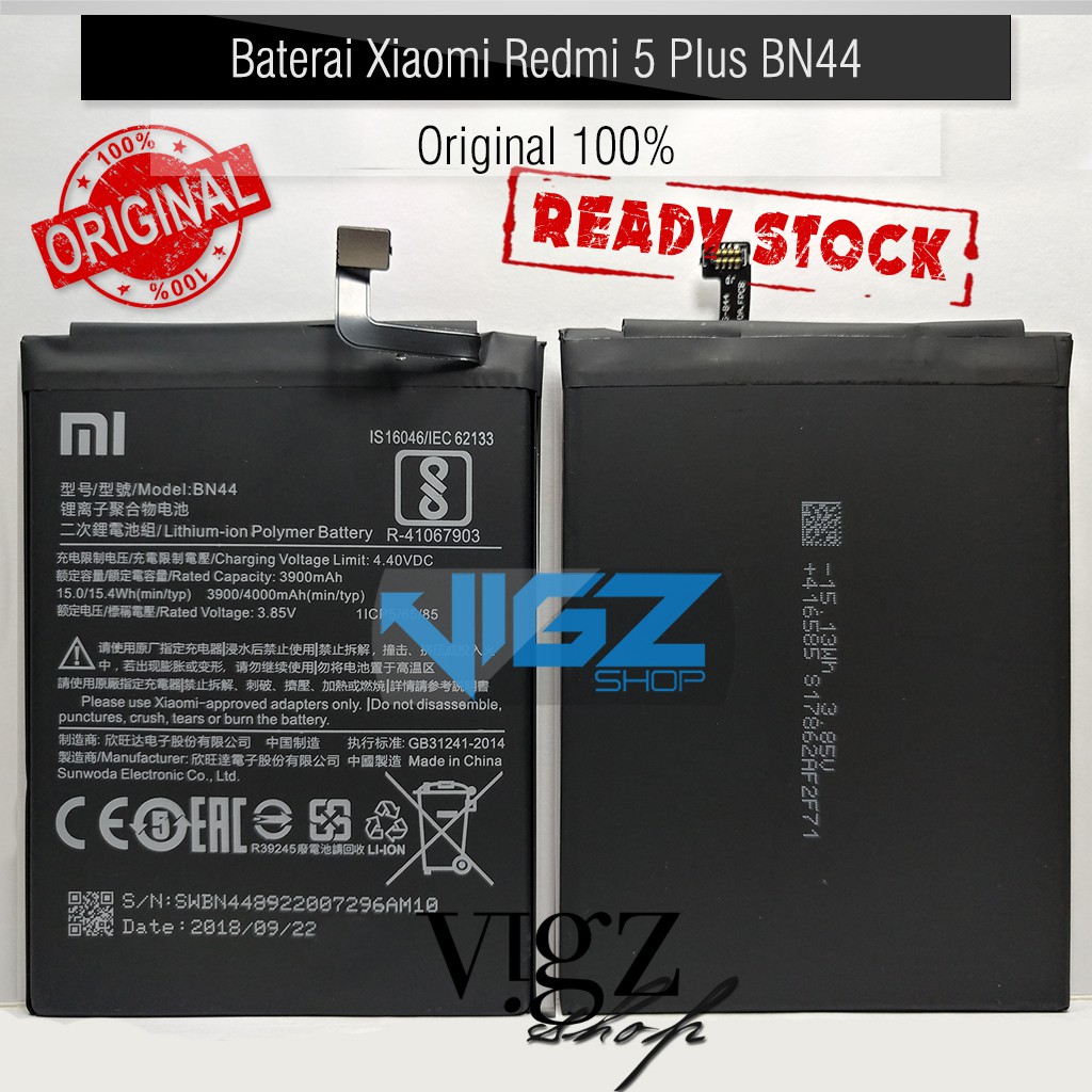 Baterai Xiaomi Redmi 5 Plus Redmi 5+ BN44 Original 100%