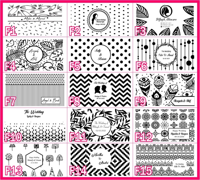 DOMPET SOUVENIR PERNIKAHAN | PR 20.15