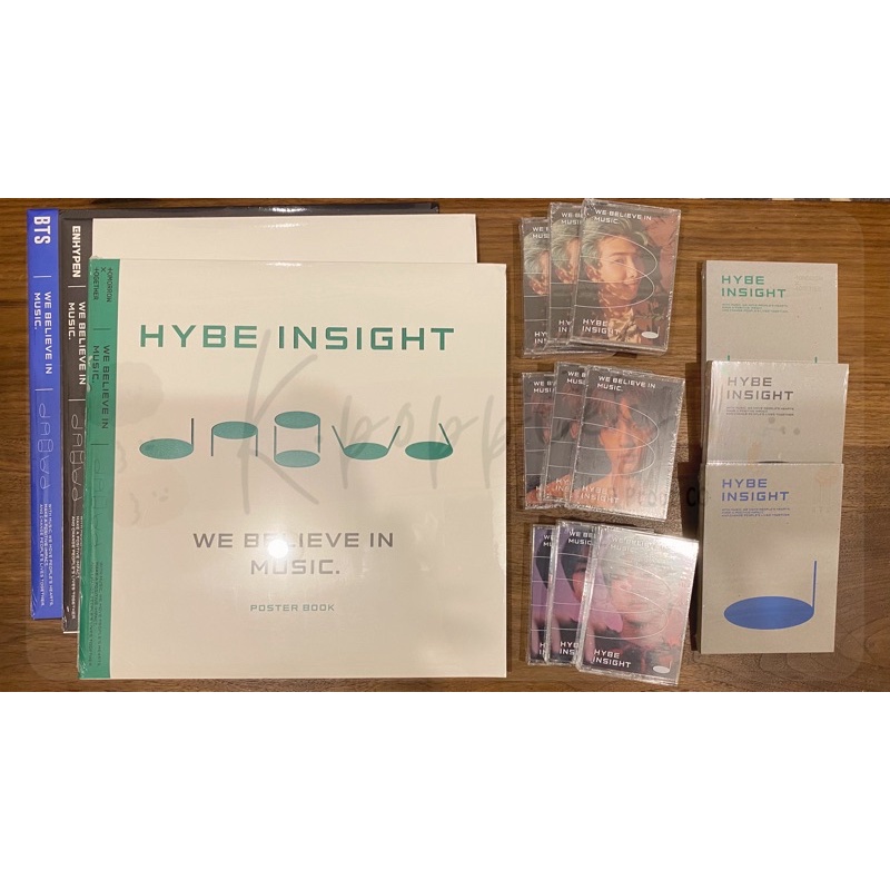 [READYSTOCK] SALE HYBE Insight Photocard PC Set, Poster Book Set, Postcard Book (BTS/TXT/ENHYPEN)