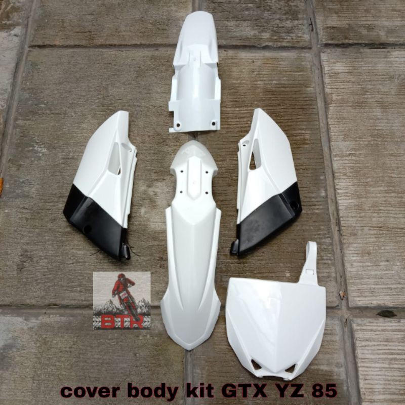 cover body set GTX YZ 85 new body kit set KX 85 untuk motor bebek standar