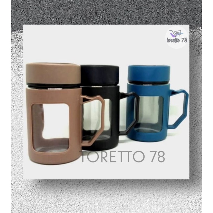 Mug Kaca Souvernir Mug Kopi Coffe  Mug Teh Ada Handle Mug Kaca Coffe