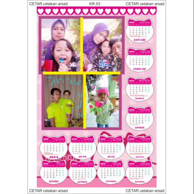 

KALENDER FOTO CUSTOM. KR53