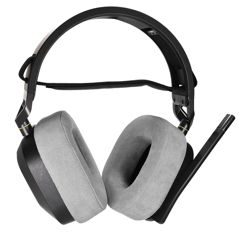 Bt Bantalan Telinga Headphone Busa Memori Yang Dapat Diganti Untuk CORSAIR HS80 RGB Headphone Ear Pads Earcups Aksesori