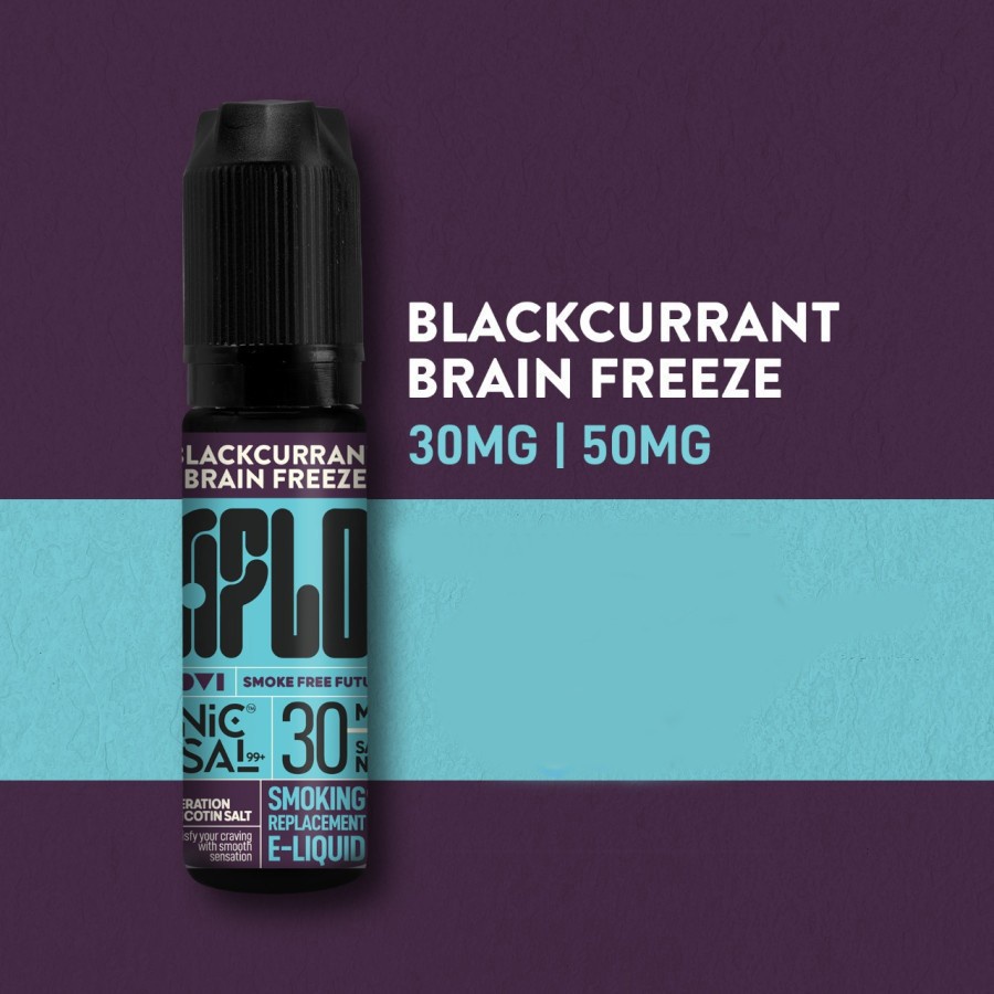 Liquid Vape Aflo Saltnic NICSAL 99+ Blackcurrant Brain Freeze Salt Nic