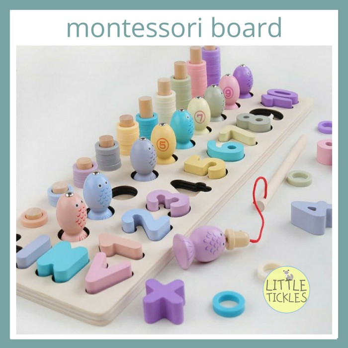 Jual Montessori Board Number - Papan Montesori Angka Berhitung ...