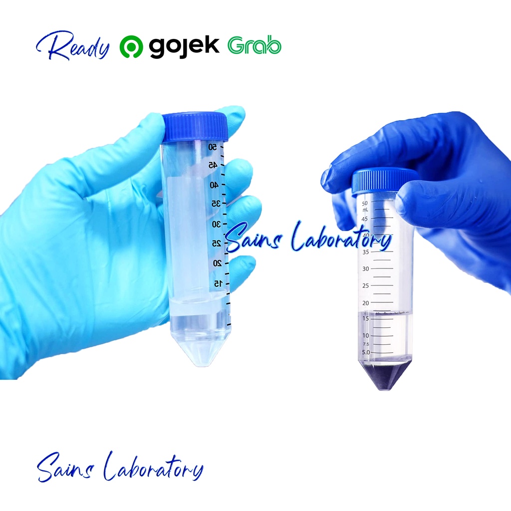Tabung Centrifuge Plastik Test Tube Centrifuge Plastic Tabung Sentrifugal 15 ml / 50 ml Silinder Cly