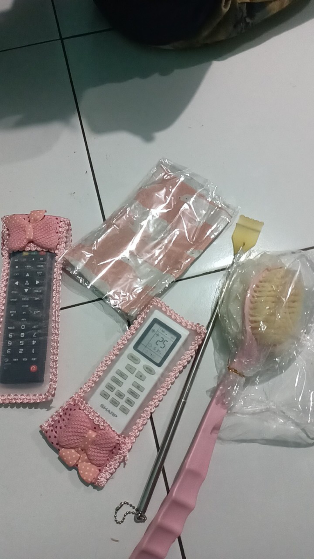 Kotak Tisu Tempat Tissue / Kantong Tisu - Kain Katun Linen