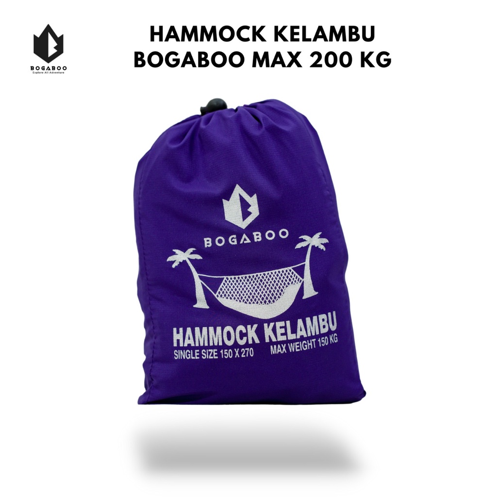 Hammock Kelambu Bogaboo 270x150 - Tempat Tidur Ayunan Gantung Kelambu