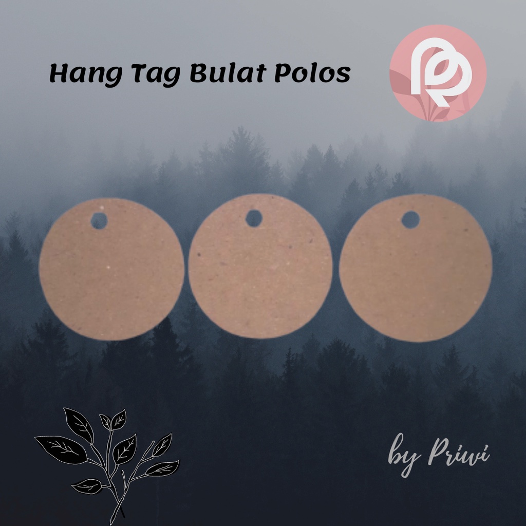 

HANG TAG BULAT POLOS KRAFT MURAH
