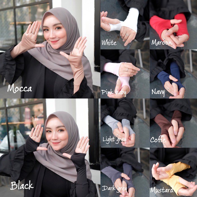 (1kg=52pcs) Handsock jempol jersey super grade A/ panjang 40cm / murah high quality